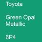 Preview: Toyota, Green Opal Metallic, 6P4.